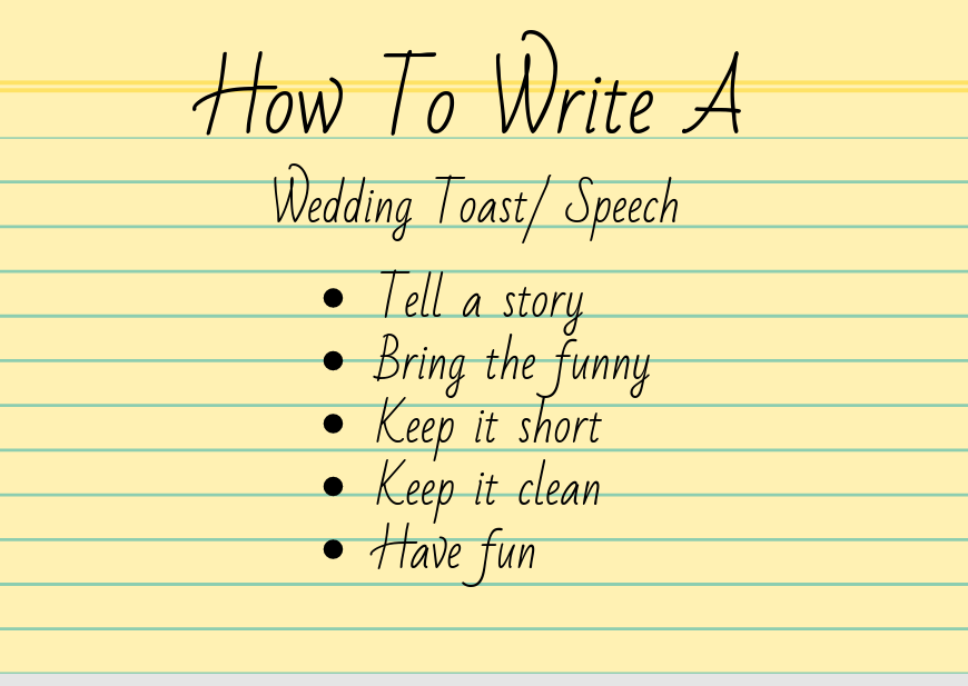 Wedding Speech Writing Tips From A Professional